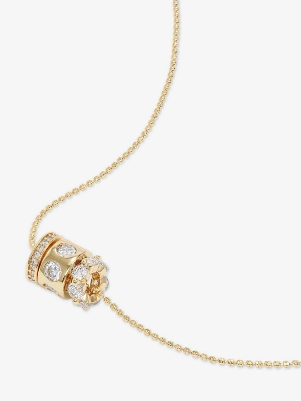 Ashley Topanga Necklace
Gold|White Diamondettes